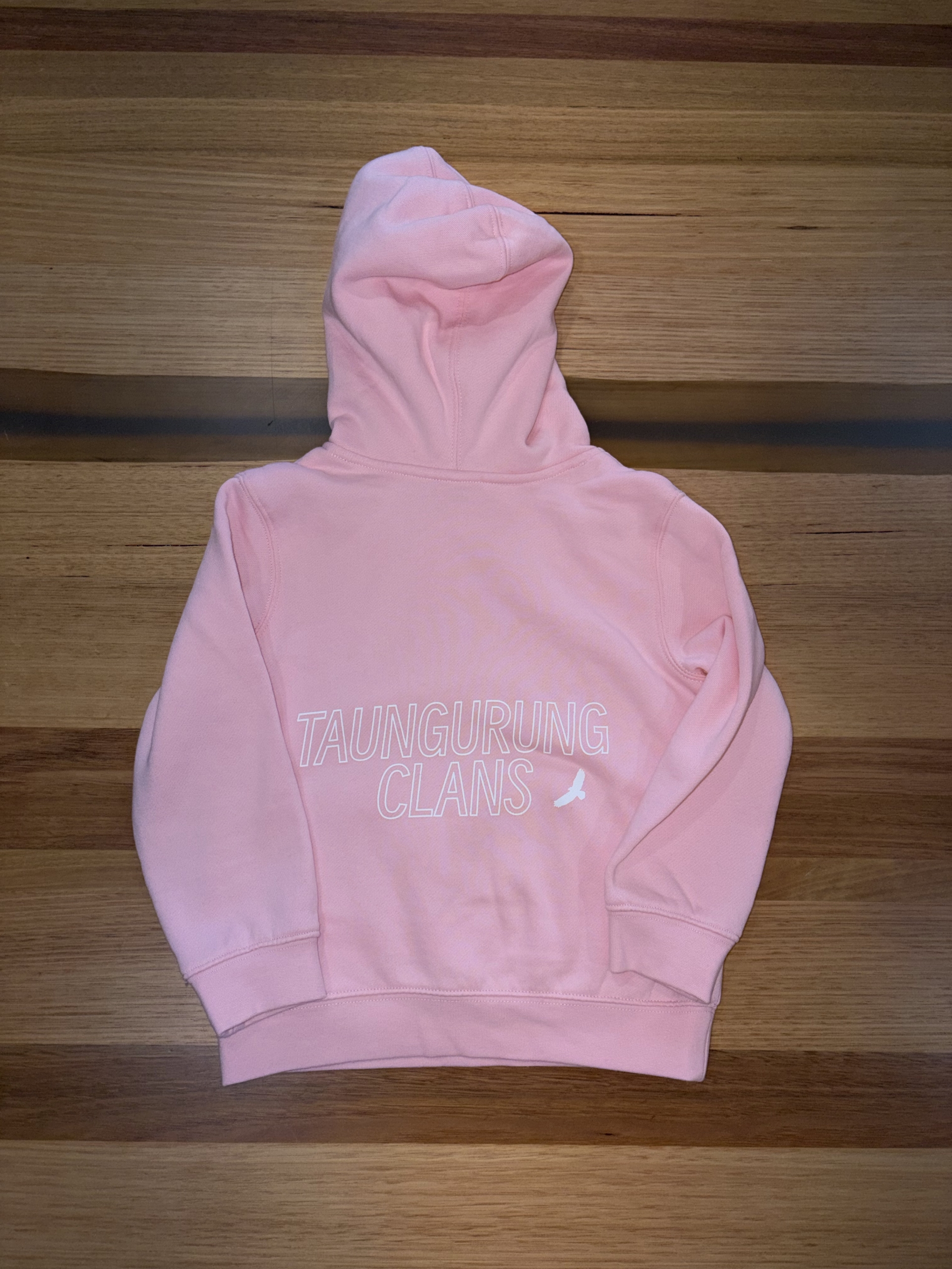 Taungurung Clans Hoodie - Kids (Pink) - Image 2